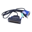 DIGITUS 19" LCD KVM-Konsole, 1-Port VGA, US-Tastatur Produktbild Additional View 3 S