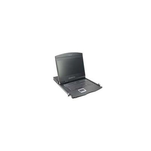 DIGITUS 19" LCD KVM-Konsole, 1-Port VGA, US-Tastatur Produktbild Additional View 4 L