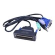 DIGITUS 17" LCD KVM-Konsole, 1-Port VGA, US-Tastatur Produktbild Additional View 3 S
