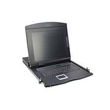 DIGITUS 17" LCD KVM-Konsole, 1-Port VGA, US-Tastatur Produktbild Additional View 4 S