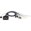 ATEN CS22DP - KVM-/Audio-/USB-Switch - 2 x KVM/Audio/USB Produktbild Additional View 3 S