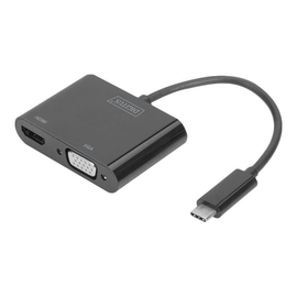 DIGITUS Externer Videoadapter - USB-C 3.1 - HDMI, VGA Produktbild