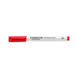 Whiteboardmarker Lumocolor 301 1mm Rundspitze rot trocken abwischbar Staedtler 301-2 Produktbild Additional View 1 S