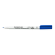 Whiteboardmarker Lumocolor 301 1mm Rundspitze blau trocken abwischbar Staedtler 301-3 Produktbild