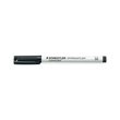 Whiteboardmarker Lumocolor 301 1mm Rundspitze schwarz trocken abwischbar Staedtler 301-9 Produktbild Additional View 1 S