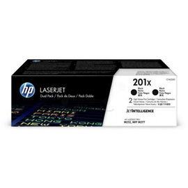 Toner Doppelpack 201X für Laserjet Pro M250/M270 2x2800Seiten schwarz HP CF400XD Produktbild