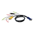 ATEN 2L-5302U - Tastatur- / Video- / Maus- / Audio-Kabel - USB, HD-15 (VGA) Produktbild