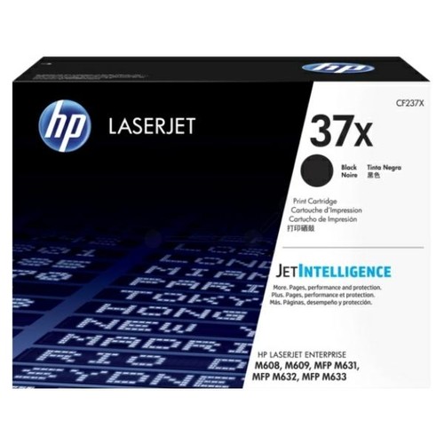Toner 37X für LaserJet Enterprise M631/ M632/M633 25000 Seiten schwarz HP CF237X Produktbild Front View L