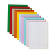 Sichthüllen oben + rechts offen A4 150µ blau PVC Soennecken 205000BL (PACK=100 STÜCK) Produktbild Additional View 1 S