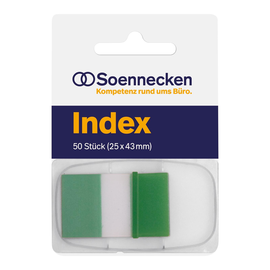 Haftstreifen Index 5823 25x43mm grün 5823 (PACK=50 STÜCK) Produktbild