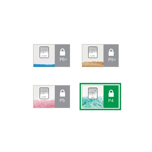 Aktenvernichter IQ Home Office P4 für 10Blatt 4x28mm Partikelschnitt Leitz 8009-00-00 (Sicherheitsstufe P-4) Produktbild Additional View 3 L