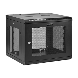 StarTech.com "9U Wall Mount Server Rack Cabinet - 4-Post Adjustable Depth (2"" to 19"") Produktbild