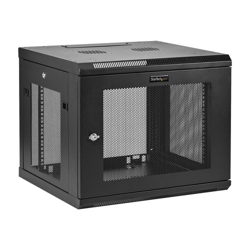StarTech.com "9U Wall Mount Server Rack Cabinet - 4-Post Adjustable Depth (2"" to 19"") Produktbild