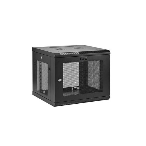 StarTech.com "9U Wall Mount Server Rack Cabinet - 4-Post Adjustable Depth (2"" to 19"") Produktbild Additional View 1 L