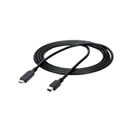 StarTech.com 1,8m USB-C auf Mini DisplayPort Kabel - USB C zu mDP Kabel - 4K 60Hz - Schwarz - Displa Produktbild