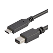 StarTech.com 1,8m USB-C auf Mini DisplayPort Kabel - USB C zu mDP Kabel - 4K 60Hz - Schwarz - Displa Produktbild Additional View 1 S