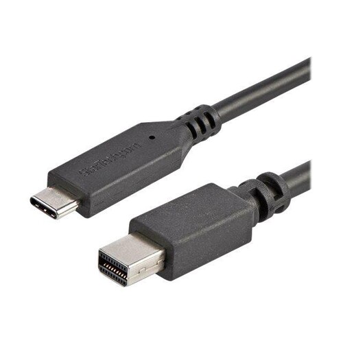 StarTech.com 1,8m USB-C auf Mini DisplayPort Kabel - USB C zu mDP Kabel - 4K 60Hz - Schwarz - Displa Produktbild Additional View 1 L