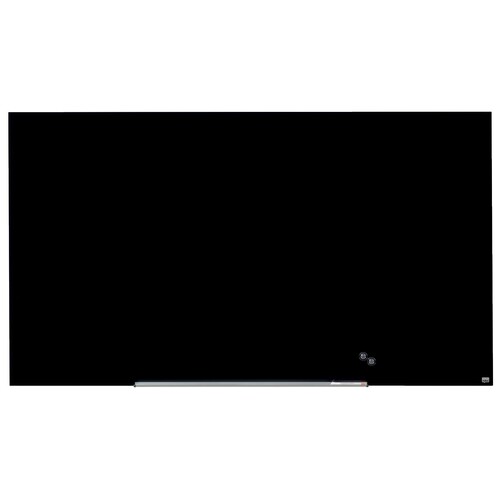 Glas-Magnetboard Diamond Widescreen 85" 188x106 cm magnetisch schwarz Nobo 1905182 Produktbild Additional View 7 L