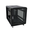StarTech.com RK1236BKF Serverschrank (12HE, 73,7 cm tief, bis max. 800 Kg belastbar, mit Rollen, Tür Produktbild Additional View 2 S