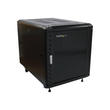 StarTech.com RK1236BKF Serverschrank (12HE, 73,7 cm tief, bis max. 800 Kg belastbar, mit Rollen, Tür Produktbild Additional View 3 S