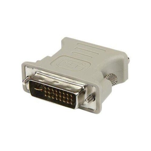 StarTech.com VGA auf DVI Monitor Adapter - St/Bu - Grau - VGA HD15 zu DVI-I Kupplung - VGA-Adapter - Produktbild