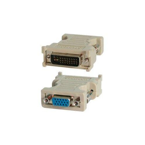 StarTech.com VGA auf DVI Monitor Adapter - St/Bu - Grau - VGA HD15 zu DVI-I Kupplung - VGA-Adapter - Produktbild Additional View 1 L
