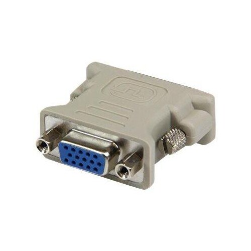 StarTech.com VGA auf DVI Monitor Adapter - St/Bu - Grau - VGA HD15 zu DVI-I Kupplung - VGA-Adapter - Produktbild Additional View 2 L