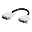 StarTech.com 15cm DVI-D Dual Link Monitor-Verlängerungskabel - DVI Monitorkabel Verlängerung - Steck Produktbild