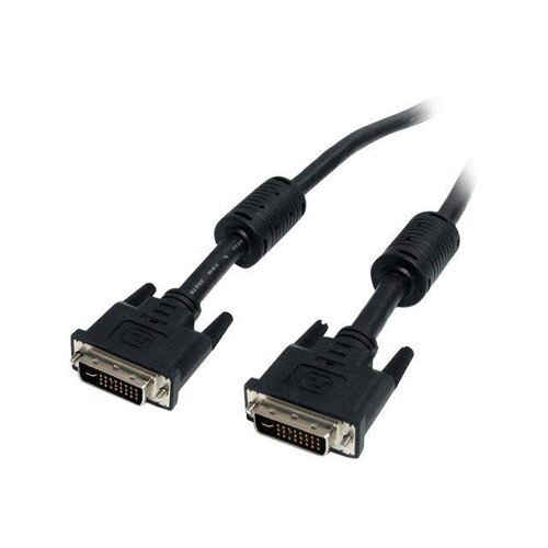 StarTech.com 1,8m DVI-D Dual Link Kabel - St/St - DVI Monitor Verlängerungskabel - DVI 25pin Kabel - Produktbild Front View L