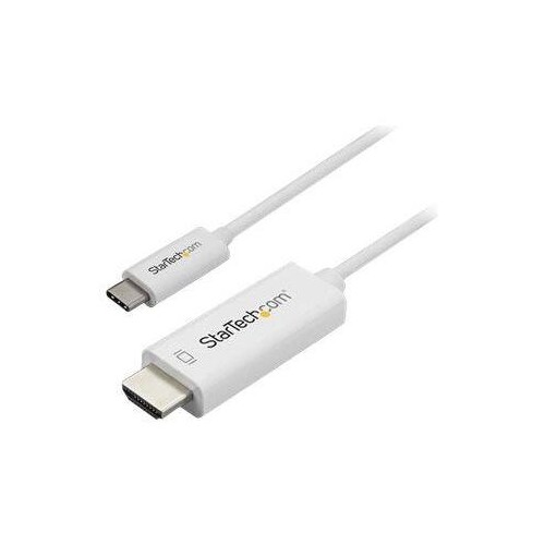 StarTech.com 3ft (1m) USB C to HDMI Cable, 4K 60Hz USB Type C to HDMI 2.0 Video Adapter Cable, Thund Produktbild Front View L