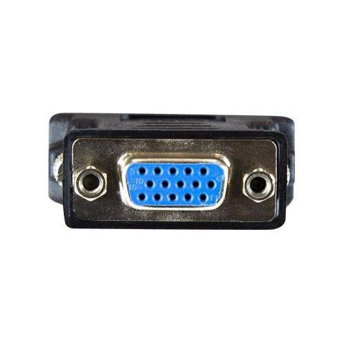 StarTech.com DVI auf VGA Adapter - St/Bu - Schwarz - DVI zu VGA Konverter / Monitoradapter - VGA-Ada Produktbild Additional View 2 L