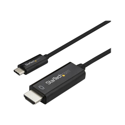 StarTech.com 3ft (1m) USB C to HDMI Cable, 4K 60Hz USB Type C to HDMI 2.0 Video Adapter Cable, Thund Produktbild Additional View 1 L