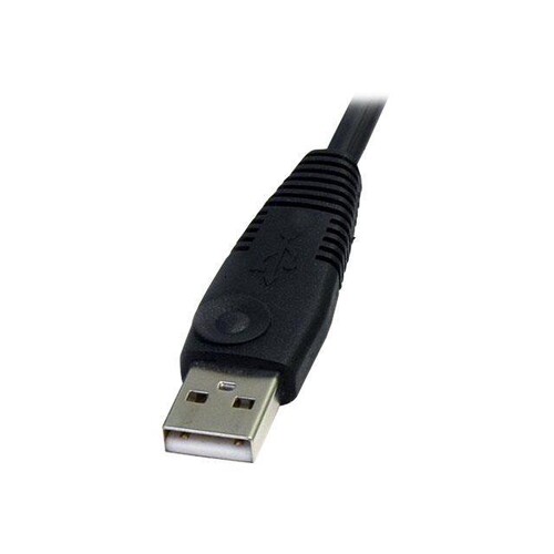 StarTech.com 1,8m 4-in-1 USB DisplayPort KVM-Switch Kabel mit Audio und Mikrofon - Video- / USB- / A Produktbild Additional View 3 L