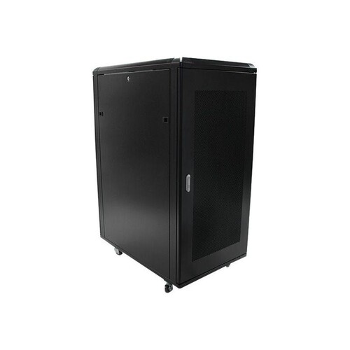 StarTech.com 25U Network Rack Cabinet on Wheels - 36in Deep - Portable 19in 4 Post Network Rack Encl Produktbild