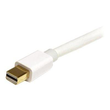 StarTech.com 3m Mini DisplayPort Kabel -mDP Kabel - Stecker/Stecker - Weiß - DisplayPort-Kabel - Min Produktbild Additional View 1 S