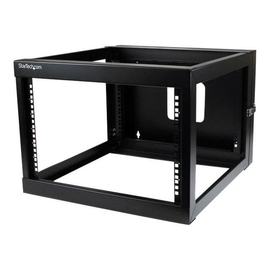 StarTech.com RK619WALLOH Serverschrank (6HE, zur Wandmontage, mit Scharnier, 56cm tief, open frame, Produktbild
