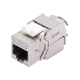 DIGITUS CAT 6A Keystone Modul, geschirmt, werkzeugfreier Montageanschluss Produktbild
