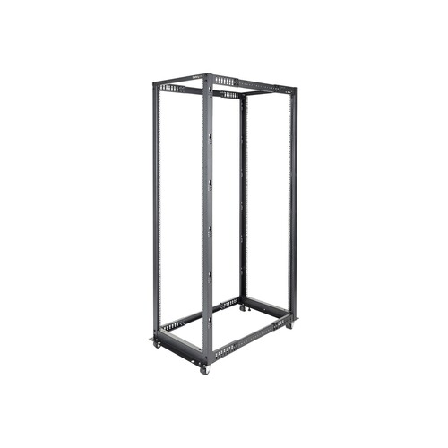 StarTech.com Open Frame Rack 42HE - 4 Pfosten Serverschrank - 58 cm - 104 cm tiefenverstellbar mit R Produktbild Additional View 3 L