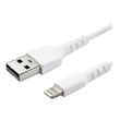 StarTech.com 2m USB-A auf Lightning-Kabel - Hochbelastbare, robuste Aramidfaser - USB Typ-A auf Ligh Produktbild