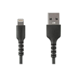 StarTech.com 2m USB-A auf Lightning-Kabel - Hochbelastbare, robuste Aramidfaser - USB Typ-A auf Ligh Produktbild Additional View 4 S