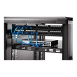 StarTech.com Server Rack Shelf - 1U - Adjustable Mount Depth - Heavy Duty - Rack - Regal - Schwarz - Produktbild
