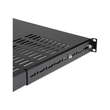 StarTech.com Server Rack Shelf - 1U - Adjustable Mount Depth - Heavy Duty - Rack - Regal - Schwarz - Produktbild Additional View 1 S
