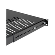 StarTech.com Server Rack Shelf - 1U - Adjustable Mount Depth - Heavy Duty - Rack - Regal - Schwarz - Produktbild Additional View 2 S