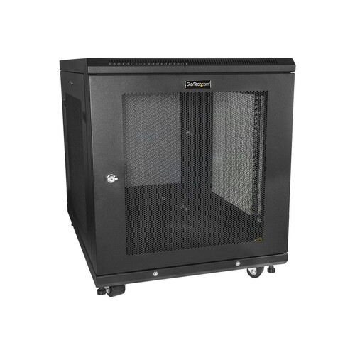 StarTech.com Server Rack Schrank - 78cm tiefes Gehäuse - 12 HE - Netzwerk Server Schrank - Datenschr Produktbild