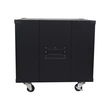 StarTech.com Mobiles Server Rack mit Griffen - rollbarer Serverschrank / Netzwerschrank - 9HE - Schr Produktbild Additional View 1 S