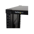 StarTech.com Mobiles Server Rack mit Griffen - rollbarer Serverschrank / Netzwerschrank - 9HE - Schr Produktbild Additional View 3 S