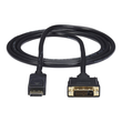StarTech.com DisplayPort to DVI Cable - 6ft / 2m - 1920 x 1200 - M/M - DP to DVI Adapter Cable - Pas Produktbild Additional View 1 S