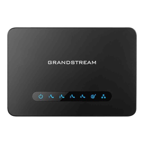Grandstream HT814 - VoIP-Telefonadapter - 4 Anschlüsse Produktbild Front View L