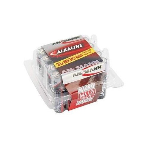 Ansmann Micro - Batterie 20 x AAA - Alkalisch Produktbild Front View L