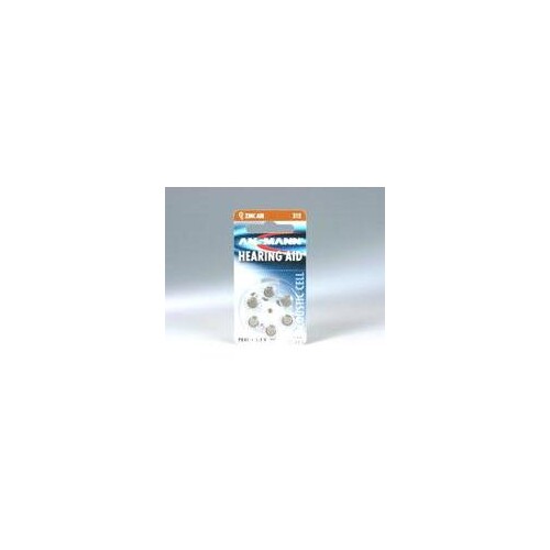 Ansmann Batterie 6 x - Zink-Luft Produktbild Front View L